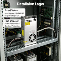 Alimentation à découpage industrielle SMPS AC 110V 220V vers DC 5-48V 1-60A, multi-sorties, pour équipements LED, CNC, CCTV