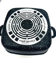 Ensemble de casseroles et poêles en aluminium moulé sous pression, prix d'usine en gros, ustensiles de cuisine, poêles antiadhésives disponibles