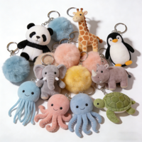 Aangepaste OEM Panda Giraf Pinguïn Octopus Schildpad Pluche Speelgoed Collectie Pluizige Pluche Speelgoed Knuffels Arcade Spel voor Winkel