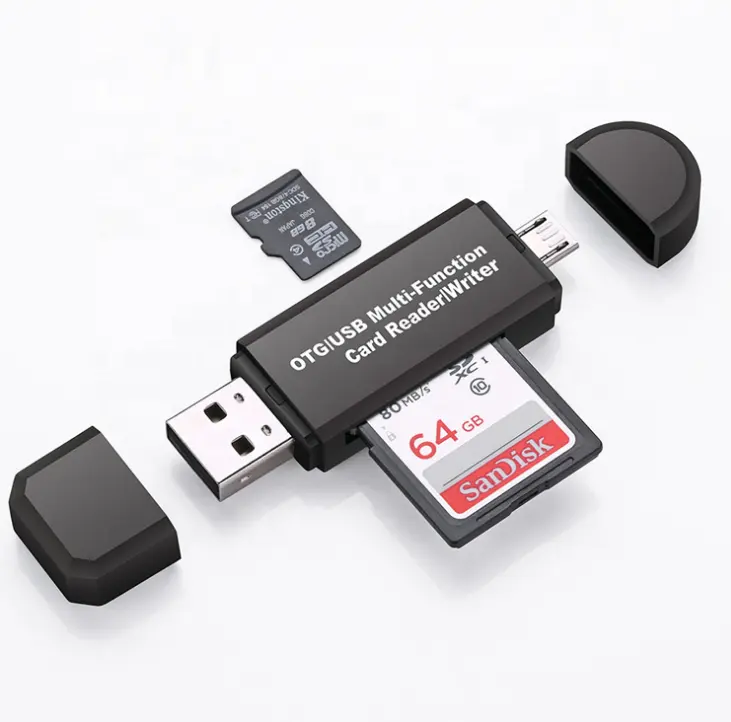 OTG reader USB 2.0 multi-funzione di lettore di schede/scrittore