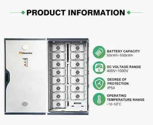 Refrigeración por aire OEM 100kwh 200kwh 500kwh Sistema de batería de almacenamiento de energía Industrial y comercial - Product Image 2
