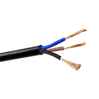 Flexibles 3-adriges Netz kabel H05vvf 0,75mm 1mm 1,5mm 2,5mm Niederspannungs-Elektrokabel