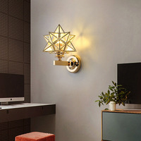 Lámpara Led de pared de cristal para dormitorio, luz de pared de fondo de cabecera, accesorios de iluminación nórdicos modernos y simples, luces para pasillo
