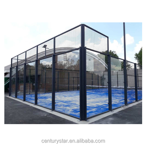 Terrain de <span class=keywords><strong>padbol</strong></span> panoramique pour l'extérieur et l'intérieur, sports en vente avec cancha padel personnalisée - Product Image 5