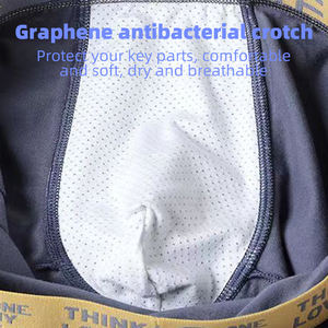 Fornitore veloce di biancheria intima da <span class=keywords><strong>uomo</strong></span> Stretch Mid-rise Plus Size logo del marchio personalizzato <span class=keywords><strong>uomo</strong></span> breve biancheria intima di <span class=keywords><strong>cotone</strong></span> breve <span class=keywords><strong>Boxer</strong></span> per gli uomini - Product Image 5