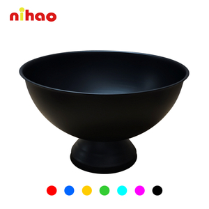 NIHAO Özel Logolu Büyük Şampanya Buz Kovası Paslanmaz Çelik Bira Şarap Soğutucusu Gül Altın Parti Buz Kovası Ev Bar Partisi İçin - Product Image 1