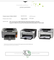 Penjualan terlaris isi ulang kapasitas tinggi 283X CRG337 Toner Cartridge kompatibel dengan HP M255 Canon MF211