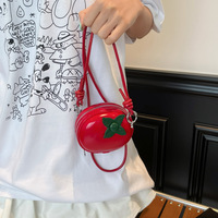 Mode Apple petits sacs à bandoulière pour femmes léger Portable dames Mini sac à bandoulière décontracté filles PU sacs à main porte-monnaie