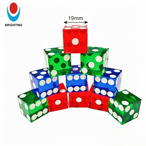 <span class=keywords><strong>Dados</strong></span> de casino transparentes de 19 mm D6 con esquinas cuadradas, transparentes, con bordes, de tres colores, con puntos blancos, <span class=keywords><strong>dados</strong></span> de resina <span class=keywords><strong>para</strong></span> póker con bordes marcados <span class=keywords><strong>para</strong></span> apuestas - Product Image 1