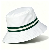 Chapeau de golf personnalisé OEM avec logo brodé, en sergé de coton, à large bord, protection UV, unisexe, pour golfeur et pêcheur, vente en gros