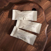 Faible MOQ, emballage personnalisé pour barre chocolatée, emballage en plastique transparent thermoscellable, sachet individuel pour biscuits, sachet individuel pour nougat