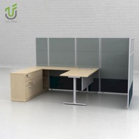 Bureau de direction IULTRA Design de bureau exécutif, mode moderne en forme de L, table de luxe pour PDG, matériaux uniques
