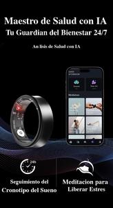 Anneau intelligent pour le fitness avec compteur de calories et suivi des pas et de la distance, design sportif imperméable - Product Image 4