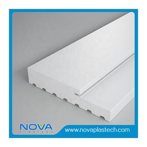 Modern Design Wooden Composite <strong>PVC</strong> Door Jamb Frame <strong>Moulding</strong> For Hotel Window Frames - Product Image 4