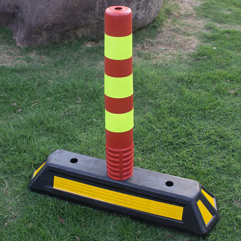 Проездная дорожка, резиновый ограничитель дорожного движения, маркерная стойка, резиновая основа, дорожная линия, сепаратор безопасности дорог, перегородки