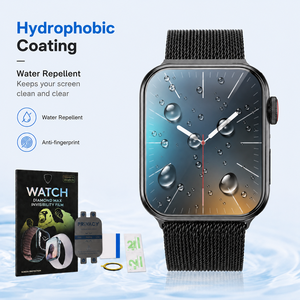 Película Protectora <span class=keywords><strong>de</strong></span> Pantalla <span class=keywords><strong>de</strong></span> <span class=keywords><strong>Hidrogel</strong></span> <span class=keywords><strong>Transparente</strong></span> HD Anti-Espía <span class=keywords><strong>de</strong></span> Cobertura Total para Apple Watch Series 11 10 9 8 7 6 Ultra, Protector <span class=keywords><strong>de</strong></span> Pantalla para Reloj Inteligente - Product Image 2