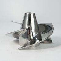 Nouvelles pièces de système de planche de surf électrique usinées CNC en aluminium aéronautique 7075, hélice de planche de surf électrique réglable à 3 pales de 99 mm de diamètre