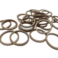 Joint torique en PTFE vierge usiné CNC, résistant à la corrosion chimique, pour valve industrielle, pompe, taille personnalisée OEM