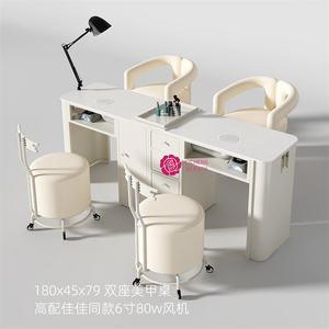 Yicheng Beauty Offre spéciale Table de <span class=keywords><strong>manucure</strong></span> <span class=keywords><strong>avec</strong></span> chaise Table de salon de <span class=keywords><strong>manucure</strong></span> multifonctionnelle en marbre <span class=keywords><strong>avec</strong></span> <span class=keywords><strong>aspirateur</strong></span> à vendre - Product Image 4