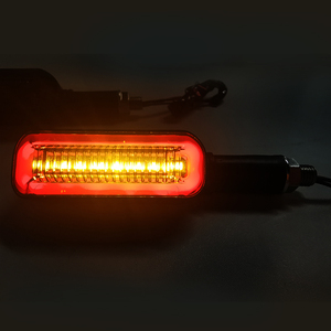 Autodragons - Luces Intermitentes Universales de 12 LED para Motocicleta, Luz de Señalización Ámbar, Luz de Freno LED Roja - Product Image 5