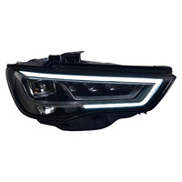 Pour Audi A3 8V 2013-2016 : Ensemble de phares LED avec lentille de projecteur DRL et clignotants séquentiels dynamiques – Amélioration modifiée Plug and Play