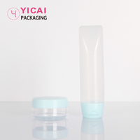 Kit de voyage bouteille Kits de voyage bleu soins de la peau taille de voyage emballage 10ml 20ml 30ml ensemble d'emballage cosmétique en plastique