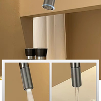 Robinet de cuisine moderne SAMTOU à haute pression avec rince-verre intégré, 3 modes de jet et douchette extractible