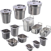Marmite de bain marie et casserole et accessoires en acier inoxydable