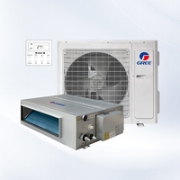 Climatiseur split encastré 12K-60K BTU R32 DC Inverter, électrique, pour usage domestique, refroidissement et chauffage, unité de plafond dissimulée