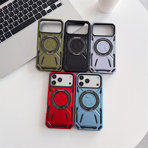 Funda Protectora <span class=keywords><strong>para</strong></span> Teléfono con Soporte Magnético Portátil y Protección Contra Caídas Lichicase <span class=keywords><strong>para</strong></span> iPhone 17, 17 Air, 17 Pro, 17 Pro Max - Product Image 1