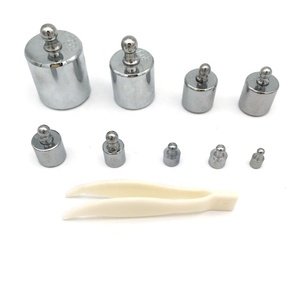 صندوق أحمر ، 17 قطعة ، مقياس رقمي ، مجوهرات, مقياس رقمي ، 200 جم ، مجموعة معايرة الوزن ، أدوات وزن ، ملاقط - Product Image 1