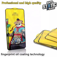 Verre trempé antistatique Esd pour protecteur d'écran de téléphone portable Kungfu Panda pour iphone 15 16 Pro Max oppo vivo Redmi Inifnix