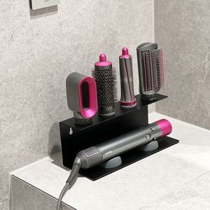 Salle de bain bureau support <span class=keywords><strong>mural</strong></span> professionnel sèche-cheveux Curling coup métal organisateur support support support cintre ensemble salle de bain pour <span class=keywords><strong>dyson</strong></span> - Product Image 2