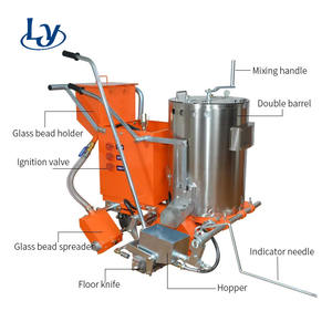Facile à transporter lignes de stationnement électriques marquage Machine de marquage routier à main Machine de marquage routier d'occasion à vendre - Product Image 6