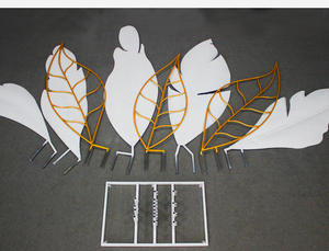 2.2*3.6 <span class=keywords><strong>M</strong></span> accessoire de mariage fond de mariage arc de fleur avec cadre décoration de mariage accessoires de fond de scène - Product Image 6