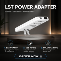 Productos de Venta Caliente 2026: Cargador de Pared Plano USB-C, Enchufe Plegable para EE. UU., Cargadores y Adaptadores de Viaje Delgados de 30W de Carga Rápida para Teléfonos Móviles