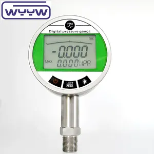 Ss304 Lpg Gas Manometer Met Messing Connector