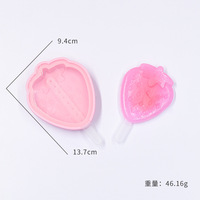 KK75 moule à glace en silicone pour bonbons à la crème glacée avec couvercle plateau de moule à glace en silicone Popsicle plateau de moule à crème glacée fait maison