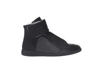 Chaussures de sport montantes unisexe en cuir véritable, personnalisables avec logo, nouvelle tendance, à scratch, talon moyen, antidérapantes, pour la course à pied, vente en gros
