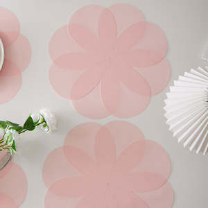 Vente en gros de napperons en <span class=keywords><strong>vinyle</strong></span> tissé PVC à fleurs, napperons durables pour table à manger, napperons de cuisine en <span class=keywords><strong>vinyle</strong></span> <span class=keywords><strong>tressé</strong></span> lavable - Product Image 6