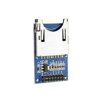 Modul Kartu Mikro Harga Pabrik Asli Baru Modul Penyimpanan SD Pembaca/Penulis Kartu TF Antarmuka SPI dengan Chip Konversi Level