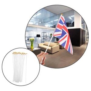 โรงงานขายตรง ราคาถูก คุณภาพสูง ธงมือถือขนาดสั่งทำได้ สำหรับใช้ภายนอกและภายในอาคาร พร้อมเสาพลาสติก - Product Image 6