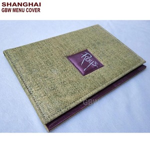 Da 2015 <span class=keywords><strong>Pu</strong></span> Trifold <span class=keywords><strong>Menu</strong></span> Chủ - Product Image 3