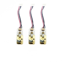 Moteur pas à pas micro à aimant permanent 5.0V CC, arbre en D de 3.0mm, couple élevé, mini 10mm, avec boîte de vitesses 1000:1