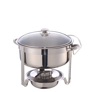 Contenitore Elettrico in Acciaio Inox per Riscaldare Alimenti, Bain Marie in Vetro, Rechaud per Buffet e Catering - Product Image 5