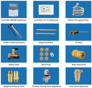 Hệ Thống Máy Nước Nóng Năng Lượng Mặt Trời Áp Suất 100L 200L 300L Cho Gia Đình Hoặc Thương Mại - Product Image 5
