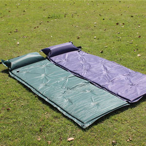 Colchón Inflable Portátil para Exteriores, 180x58x2.5cm, Resistente a la Humedad, Individual/Doble, Plegable, para Viajes y Senderismo - Product Image 1