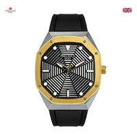 Montres à quartz rétro pour hommes, style transfrontalier, avec aiguilles lumineuses, verre, résistance à l'eau 3 ATM, bracelets en silicone - Fabricant direct