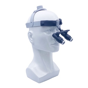 ग्लास फ्रेम और हेडबैंड के साथ FD-501K-1 अपग्रेड संस्करण 4x 5x 6x एक तरह से स्क्रू थ्रेड मेडिकल लाउप्स मैग्निफायर - Product Image 1