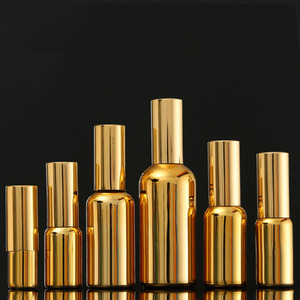 Flacone Spray Sigillato in <span class=keywords><strong>Vetro</strong></span> Dorato per Olio Essenziale Elettroplaccato, per Cosmetici e Uso Agricolo - Product Image 6